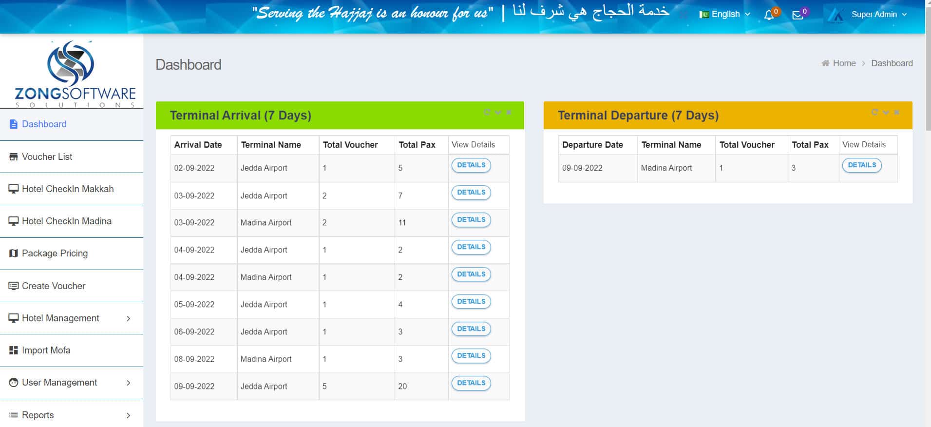 travel software for hajj and umrah